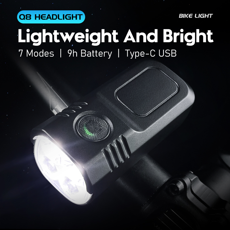 Rechargeable Bicycle Headlight 1000 Lumen - CYCLAMI велосипедный передний фонарь 1000 люмен