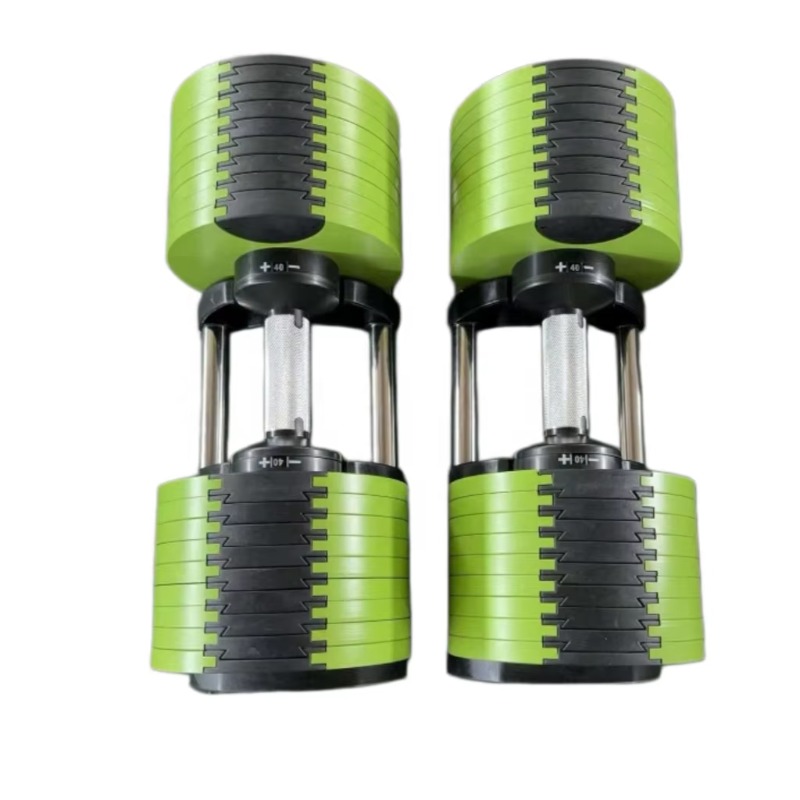 Adjustable Dumbbell Pair 40Kg - Усиленная коммерческая регулируемая гантель с гальваническим
