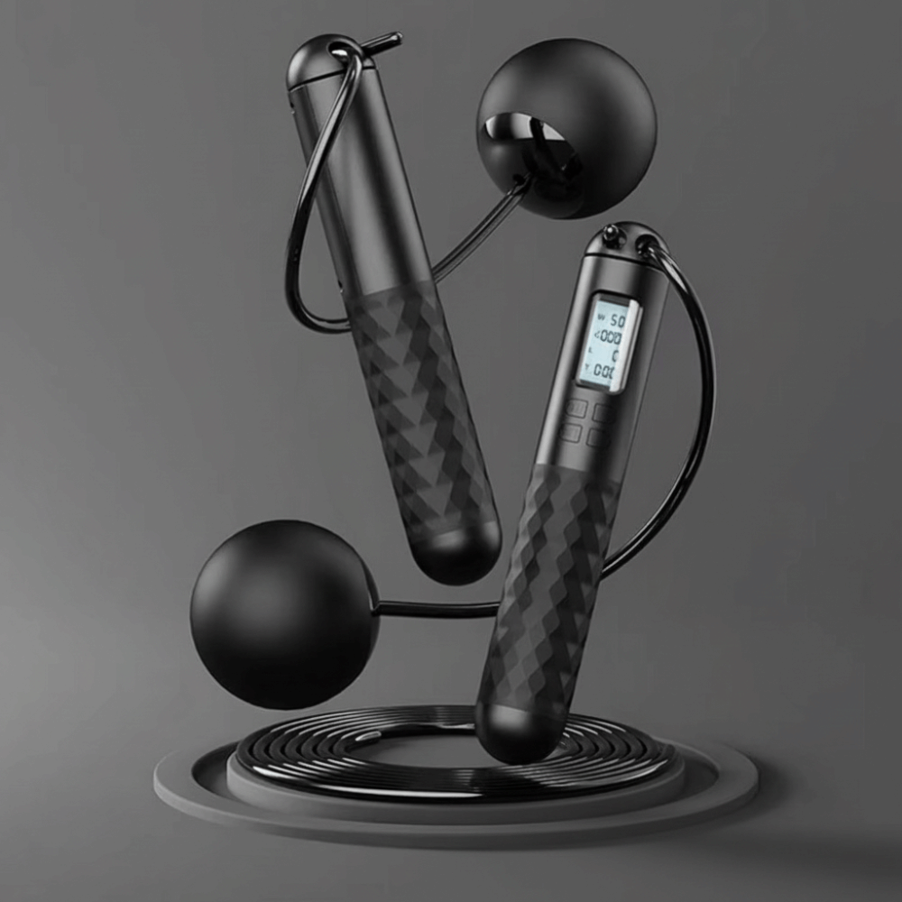 Портативная беспроводная скака – обзор и цена Smart Jump Rope Digital Counter