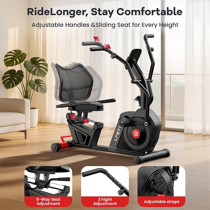 Велотренажер Pooboo для домашн – обзор и цена Exercise Bike Magnetic Resistance