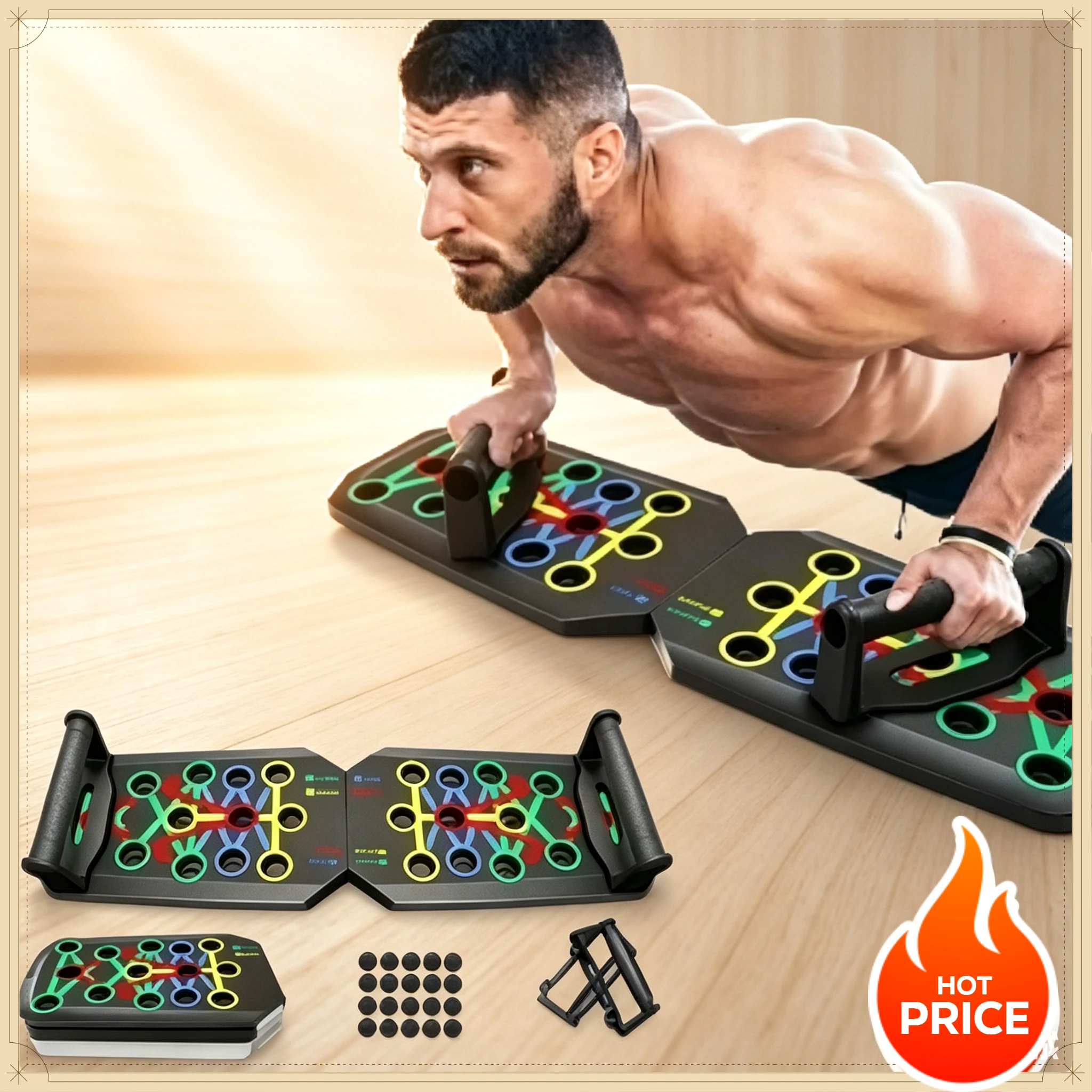 Складная домашняя стойка для о – обзор и цена Push Up Board Foldable Multi Function