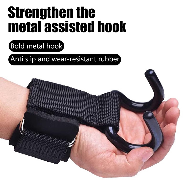 【F】2 шт. крюки для поднятия тя – обзор и цена Wrist Wraps Weightlifting Support