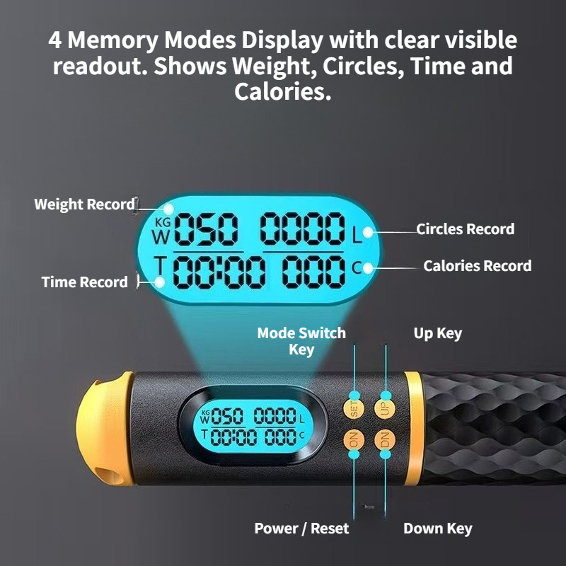 Умная скакалка, новая беспрово – обзор и цена Smart Jump Rope Digital Counter